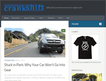 Tablet Screenshot of crankshift.com